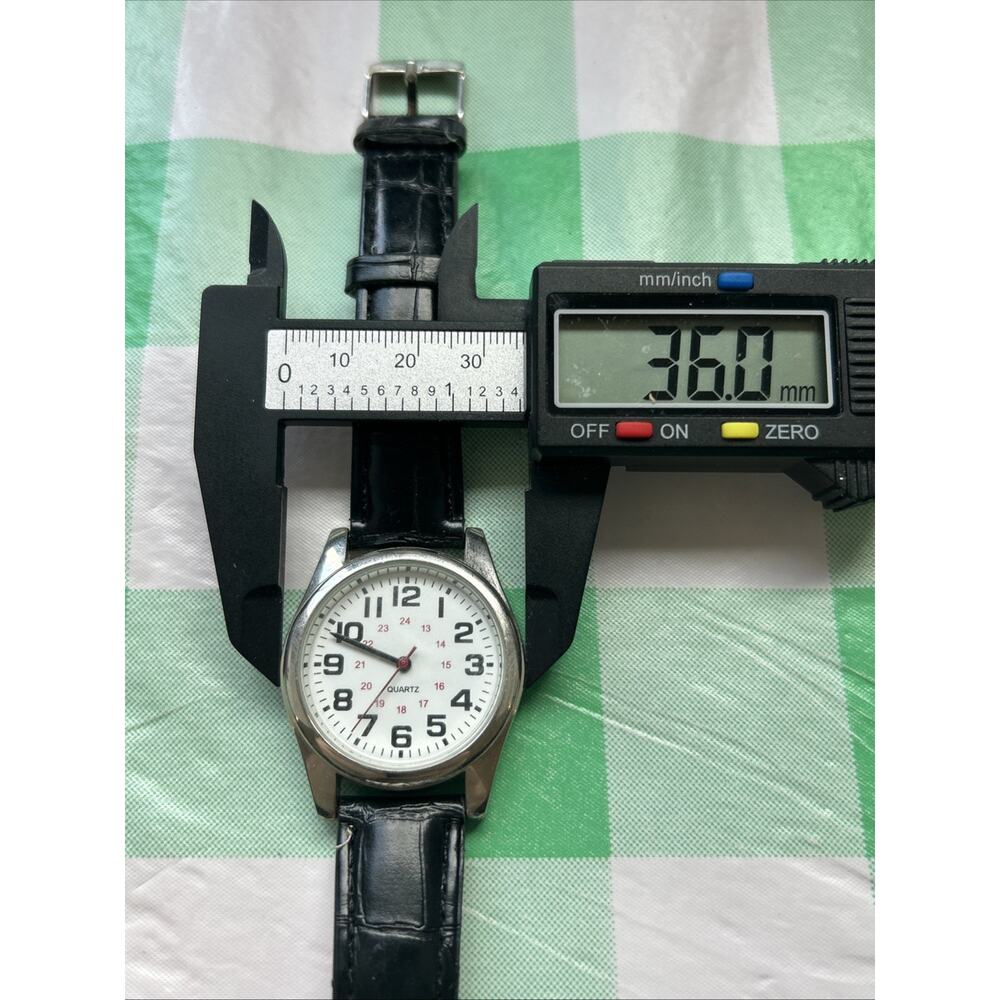 Accutime Silver Tone Easy Read Military Time Women’s Quartz Watch - Picture 8 of 8